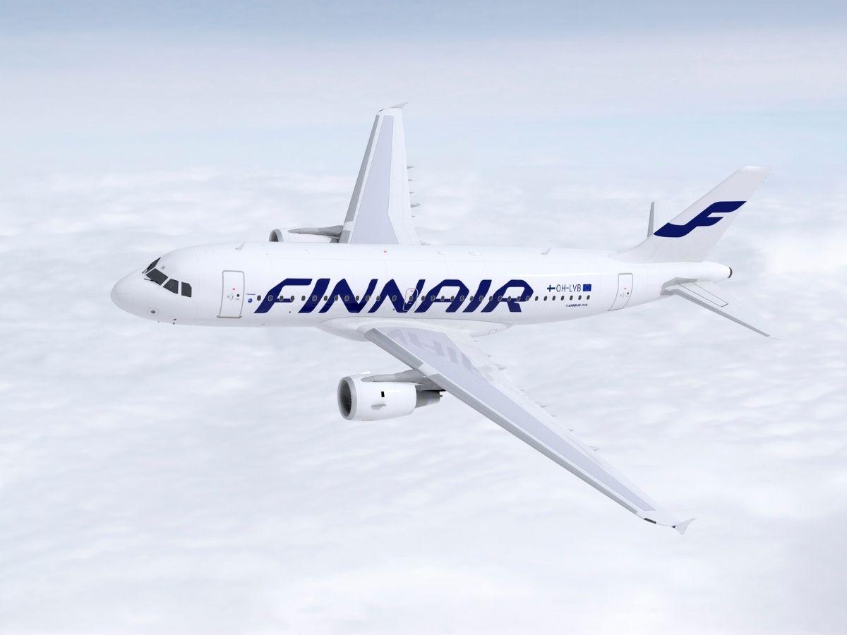 Finnairin Airbus A319 lentokone